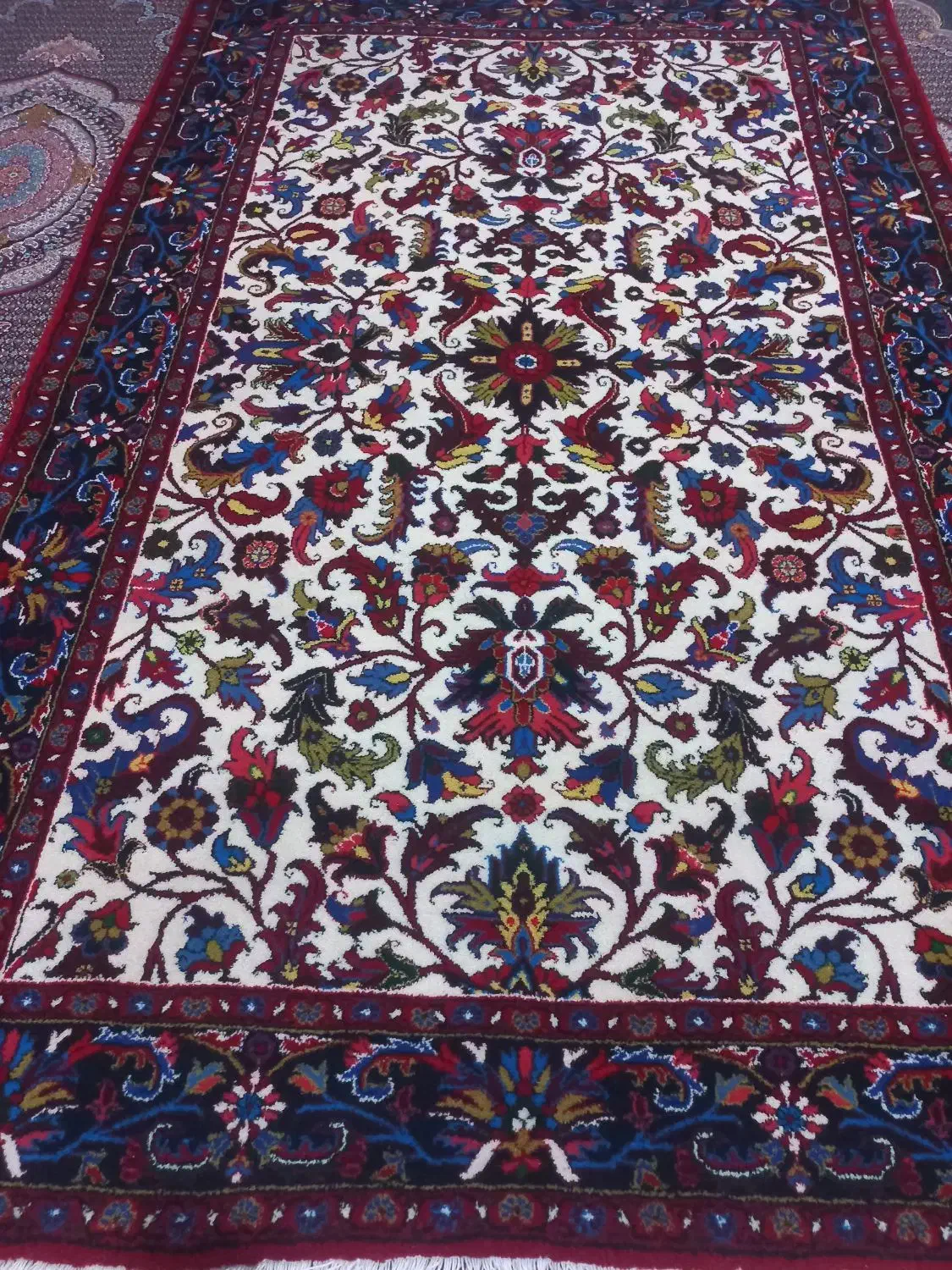 دوجفت هریس ۶۱۰ایلمح کرم افشان|فرش|تبریز, |دیوار