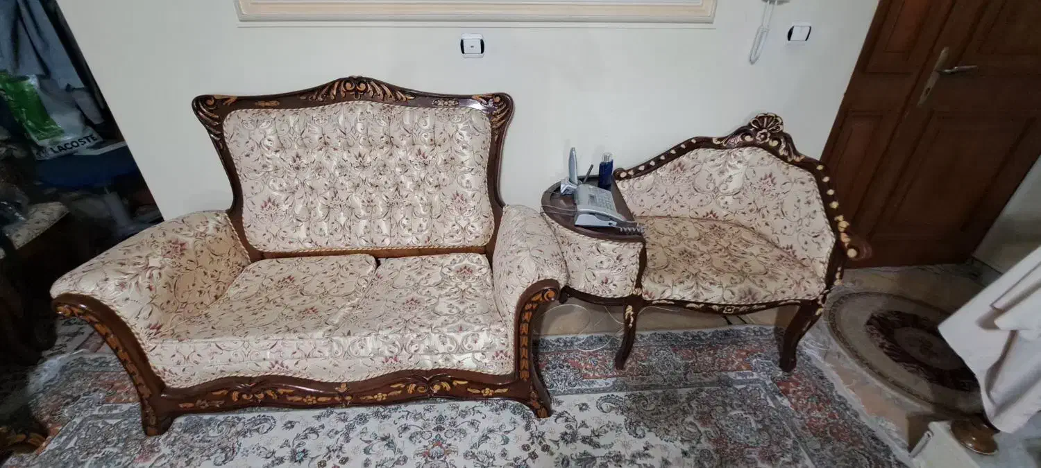 فروش مبل سلطنتی|مبلمان خانگی و میز عسلی|رشت, سعدی (تختی)|دیوار