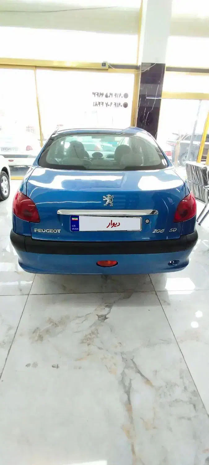 پژو 206sd v8|خودرو سواری و وانت|اسکو, |دیوار