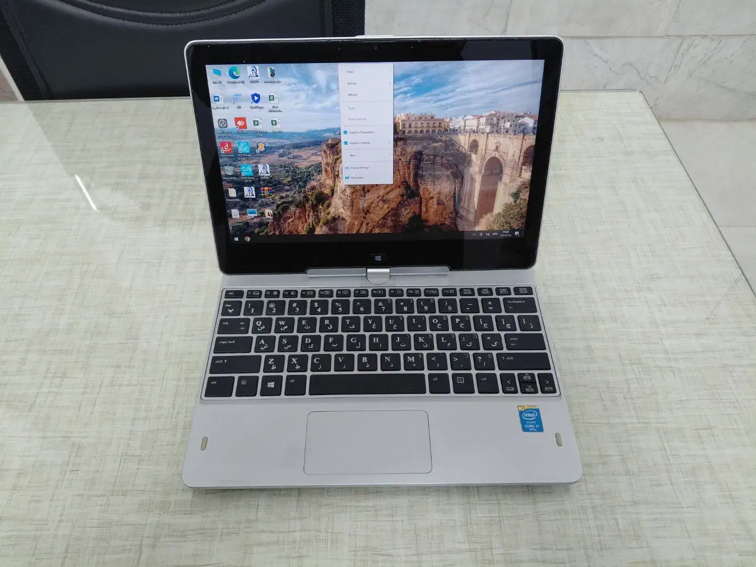 لپ تاپ ۳۶۰ درجه اچ پی hp در حد نو|رایانه همراه|قم, هنرستان|دیوار