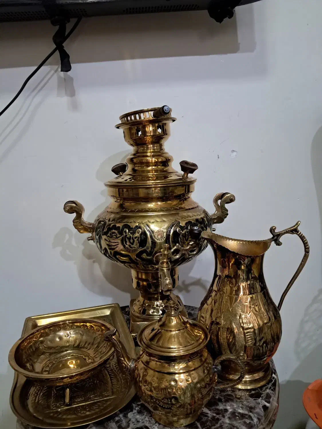 سماور ذغالی برنز حراج|حراج|تهران, جوادیه تهرانپارس|دیوار