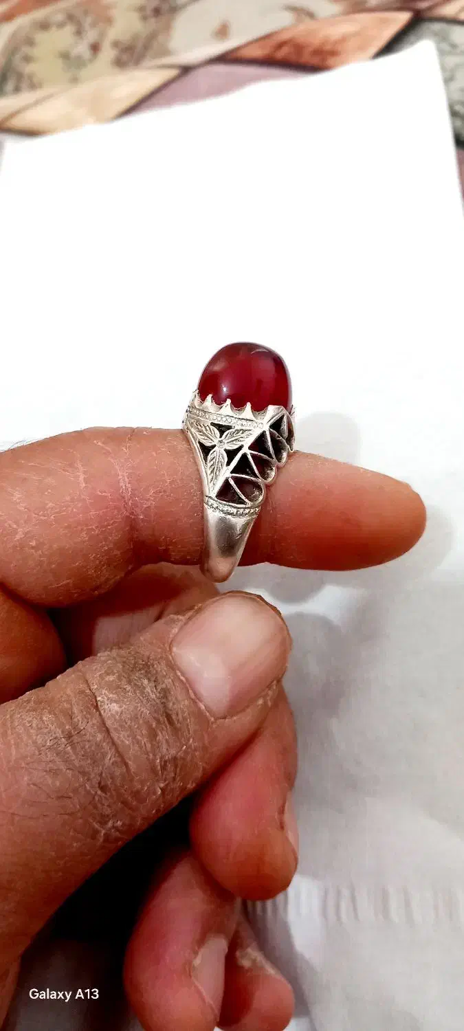 انگشتر معاوضه با انگشتر درحد خودش یا فروش نقدی|بدلیجات|بوشهر, |دیوار