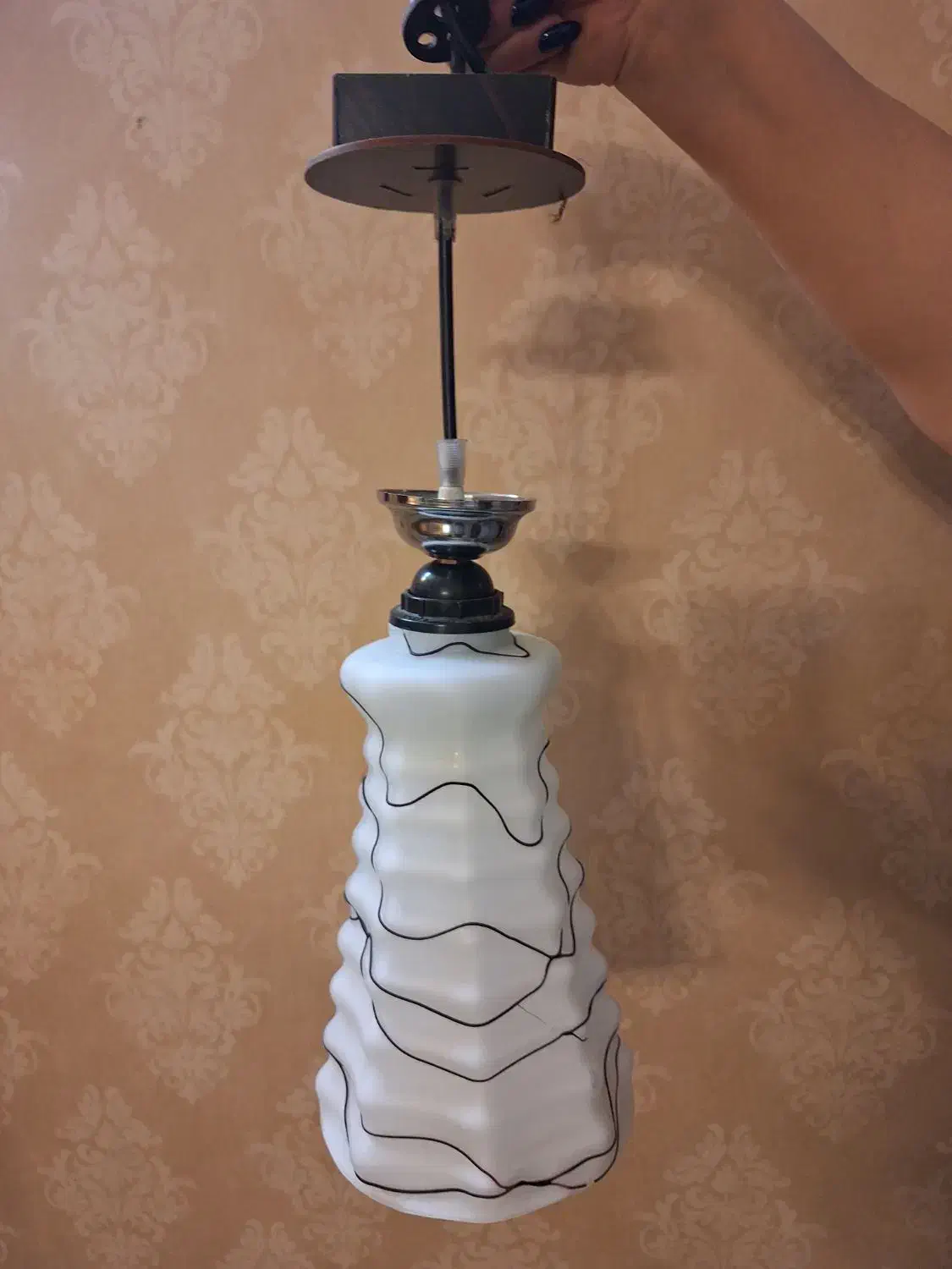 لوستر|لوستر و چراغ آویز|اصفهان, سروستان|دیوار