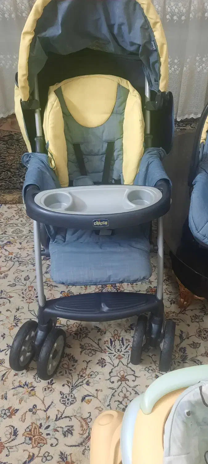 سرویس کالسکه و کریر چیکو (۳ تکه)|کالسکه و لوازم جانبی|تهران, ایران|دیوار