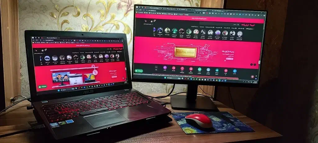 مانیتور ۲۴ اینچ ال جی آک|قطعات و لوازم جانبی رایانه|قم, نیروگاه|دیوار