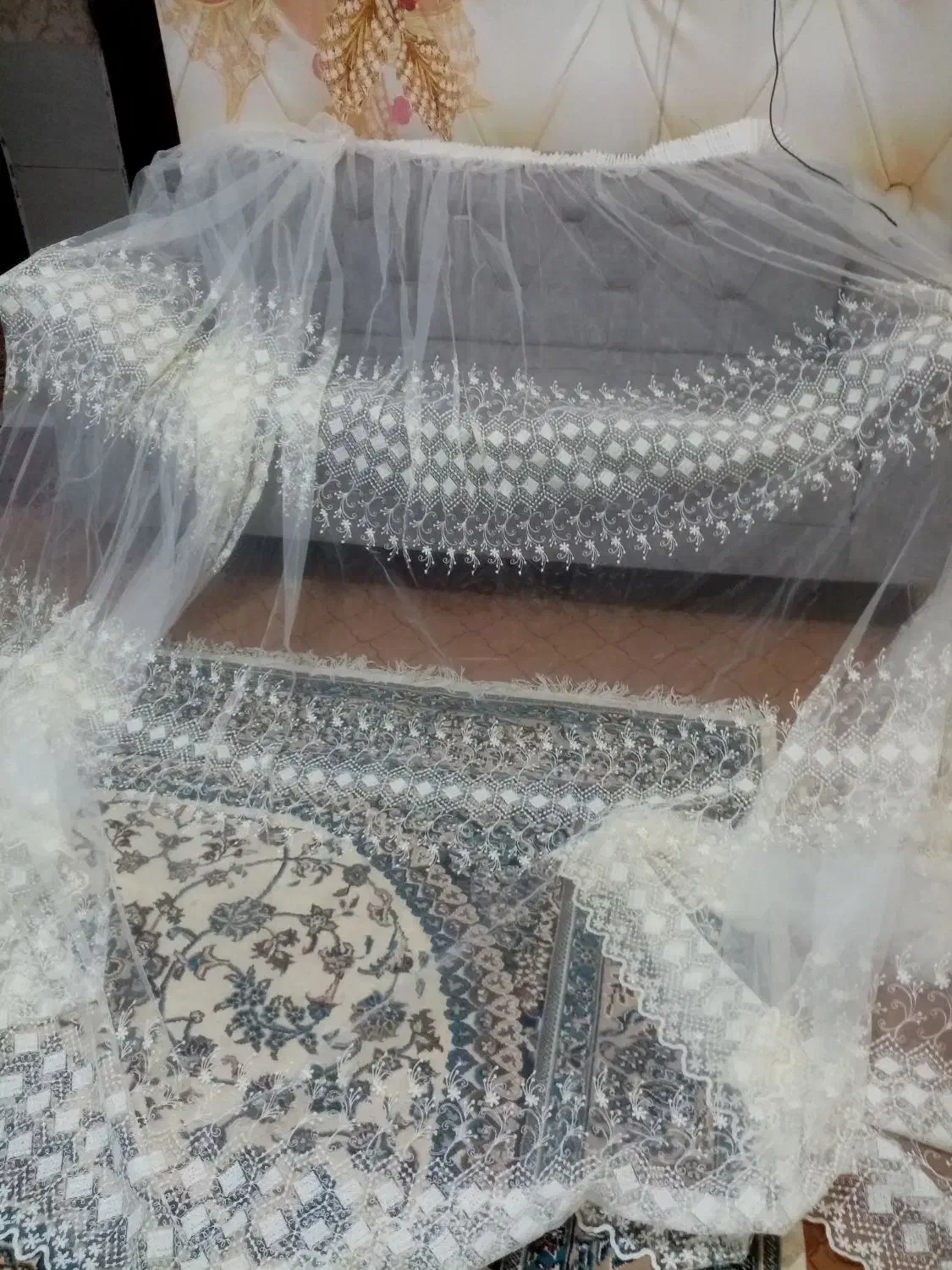 فروش فوریه پرده|پرده، رانر، رومیزی|تربتحیدریه, فتح المبین|دیوار