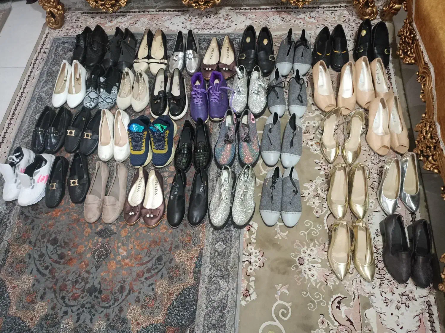 کفش|کیف، کفش، کمربند|شیراز, بید زرد|دیوار