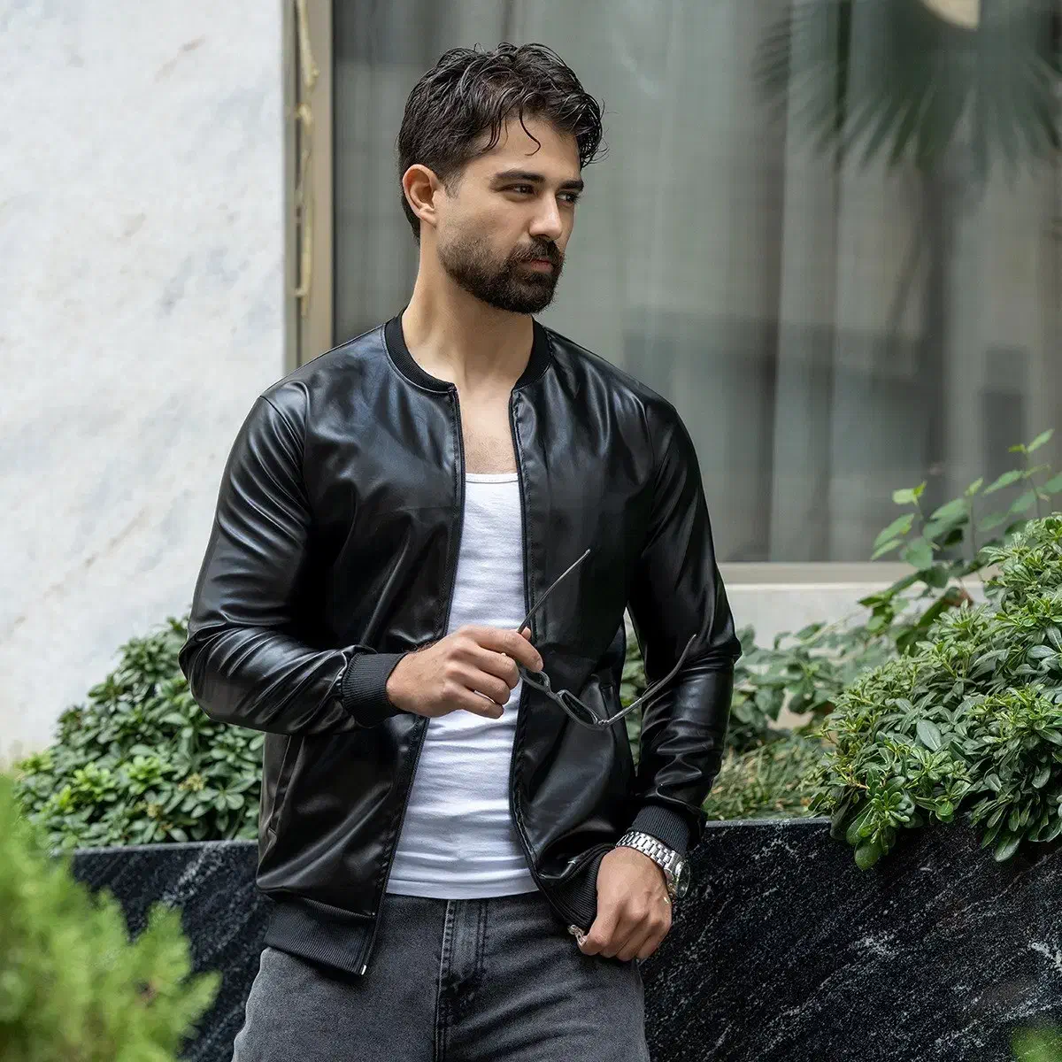 کاپشن چرم مدل Artim|لباس|بم, |دیوار