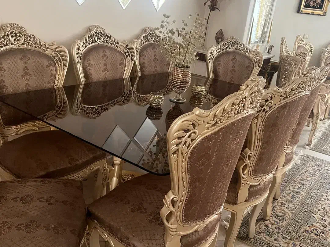 مبلمان استیل ۹ نفره|مبلمان خانگی و میز عسلی|تهران, حکمت|دیوار