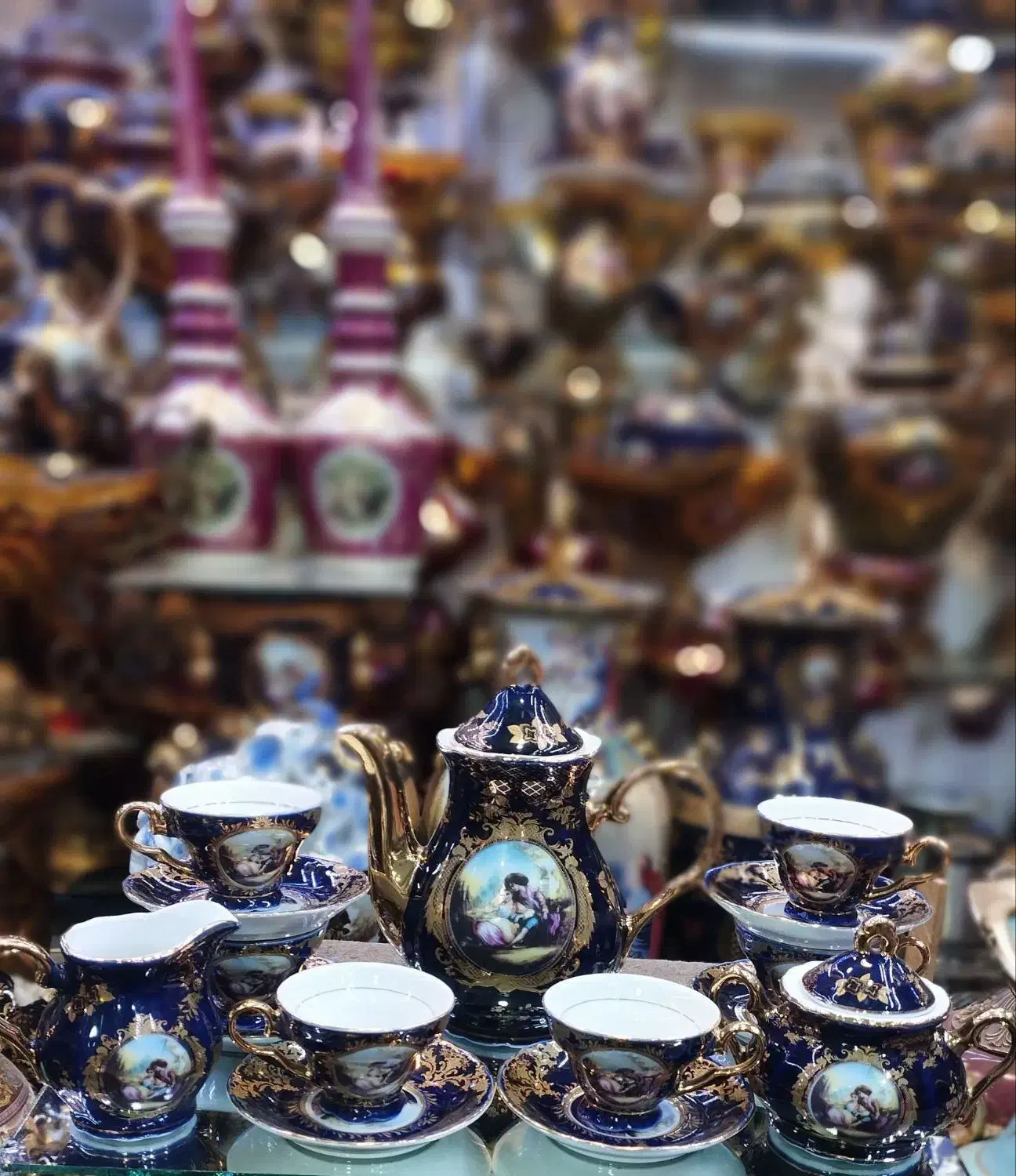 اجناس طلاکوب سرمه ای|صنایع دستی و سایر لوازم تزئینی|تبریز, |دیوار