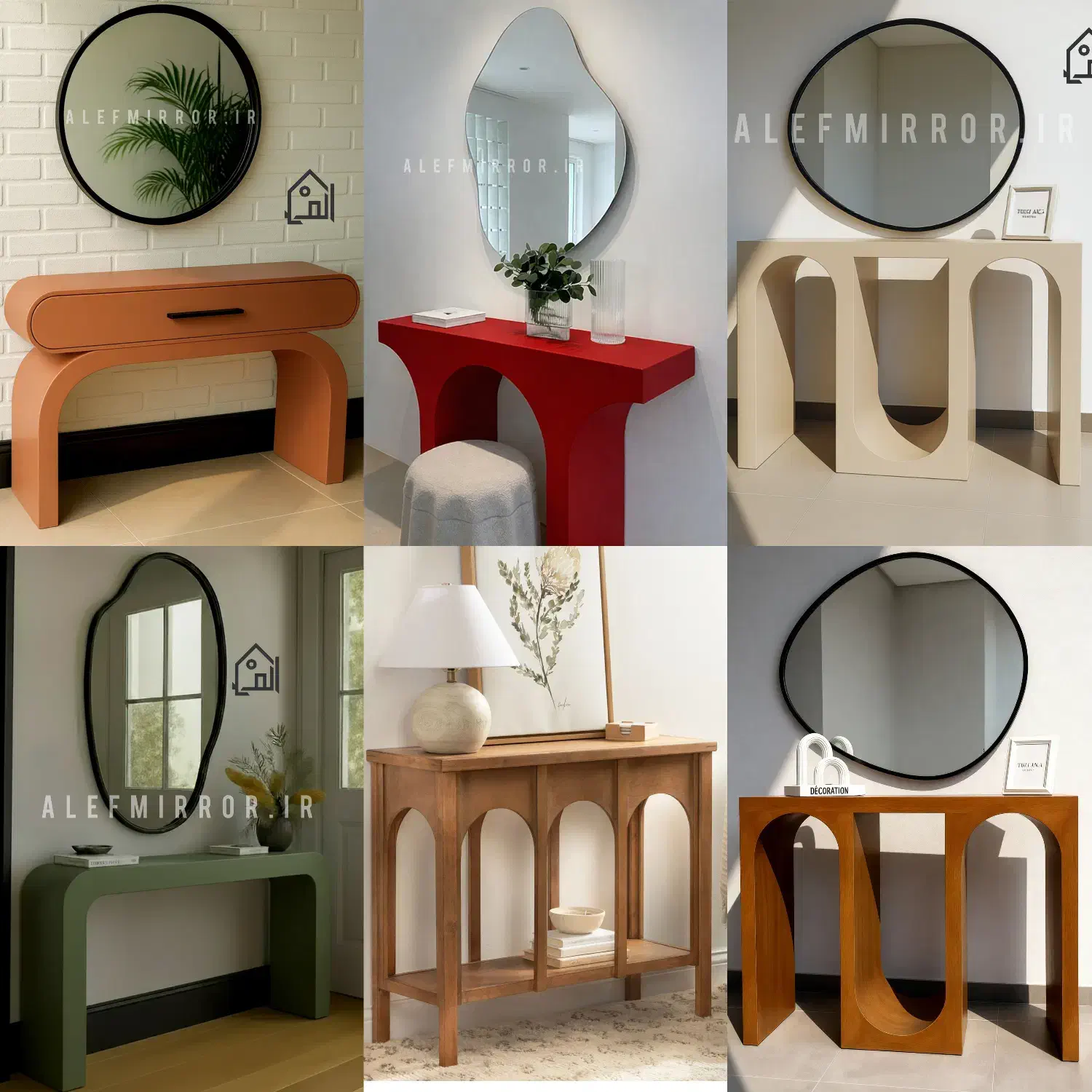ساخت انواع کنسول و آینه قدی برند الف|بوفه، ویترین، کنسول|تهران, اتحاد|دیوار
