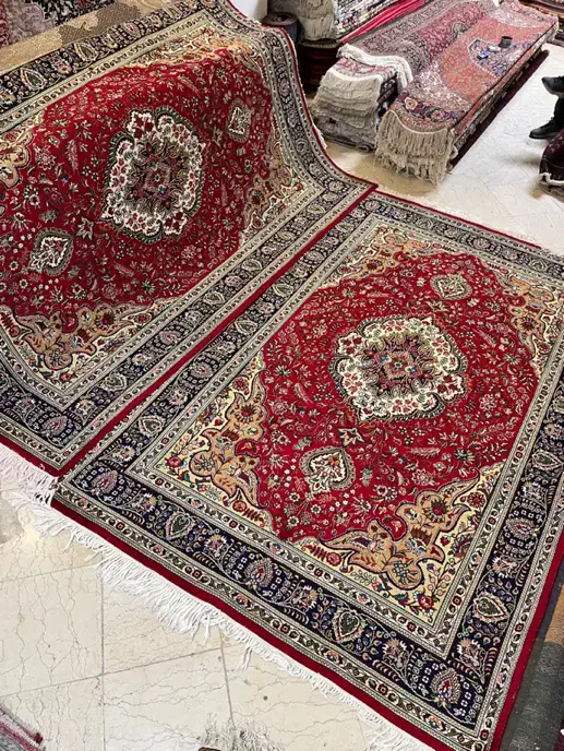 سایز ۶ متری جفت لاکی تبریز|فرش|تهران, سعادت‌آباد|دیوار
