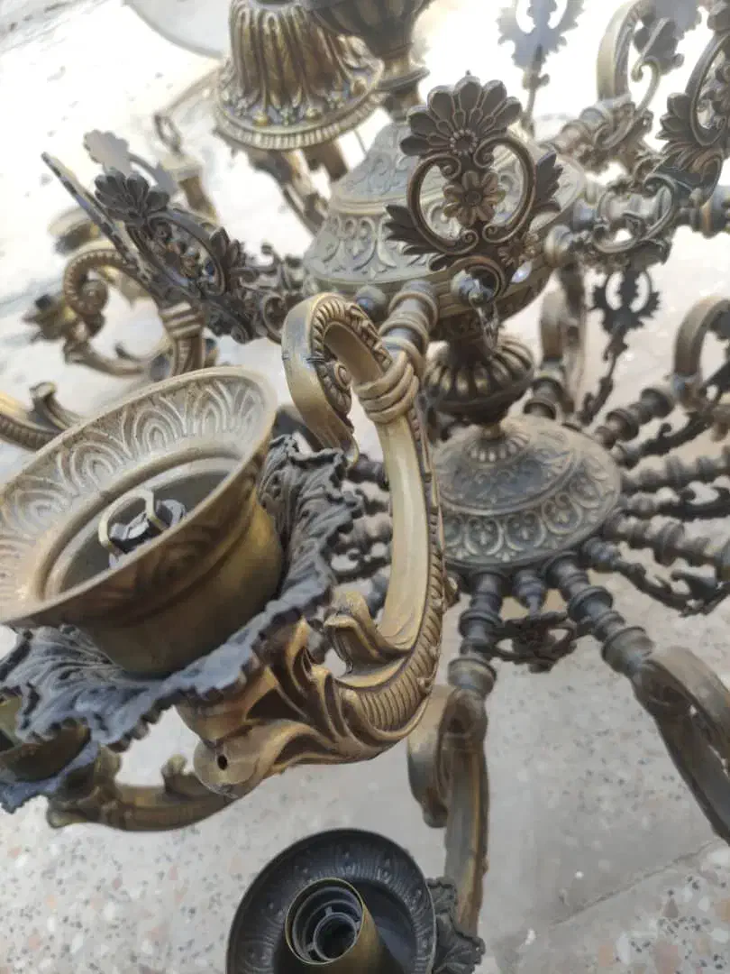 لوستر تمام برنز|لوستر و چراغ آویز|تهران, شهرک ابوذر|دیوار