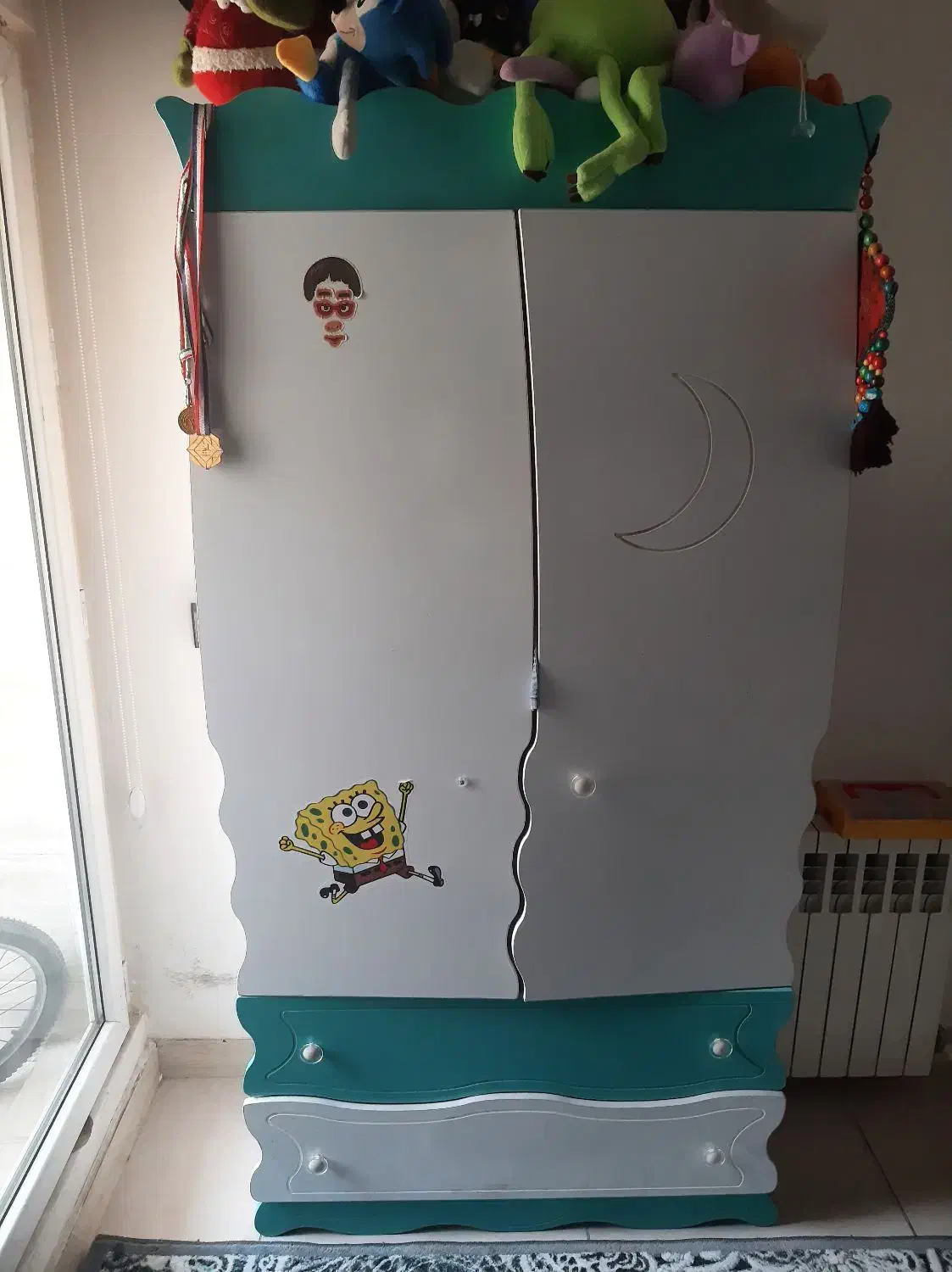 تخت و کمد سایز ۹۰|تخت و سرویس خواب|بابل, |دیوار