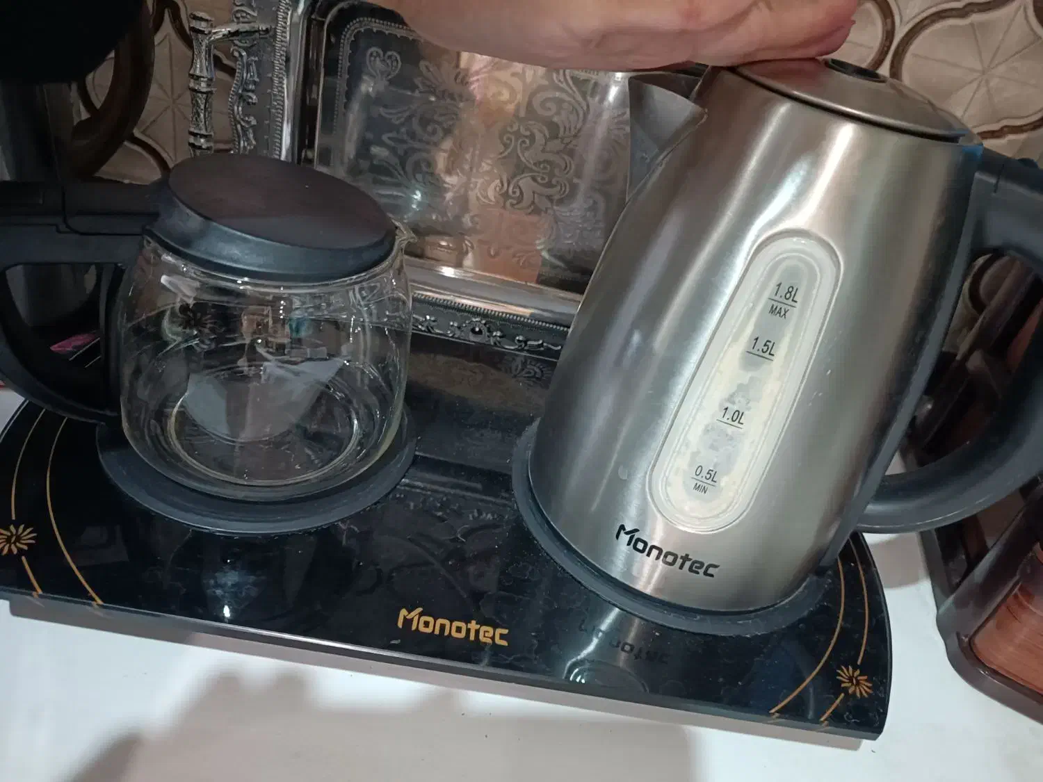 چای ساز و قوری monotecساخت ترکیه|سماور، چای‌ساز، قهوه‌ساز|صدرا-فارس, فاز ۱|دیوار