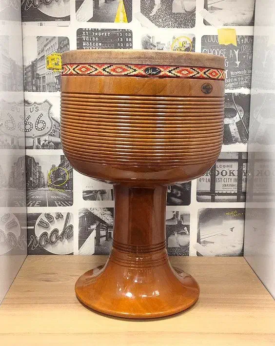 تنبک ۲ مهر شیرانی چوب گردو|سازهای سنتی|تهران, شمس‌آباد|دیوار