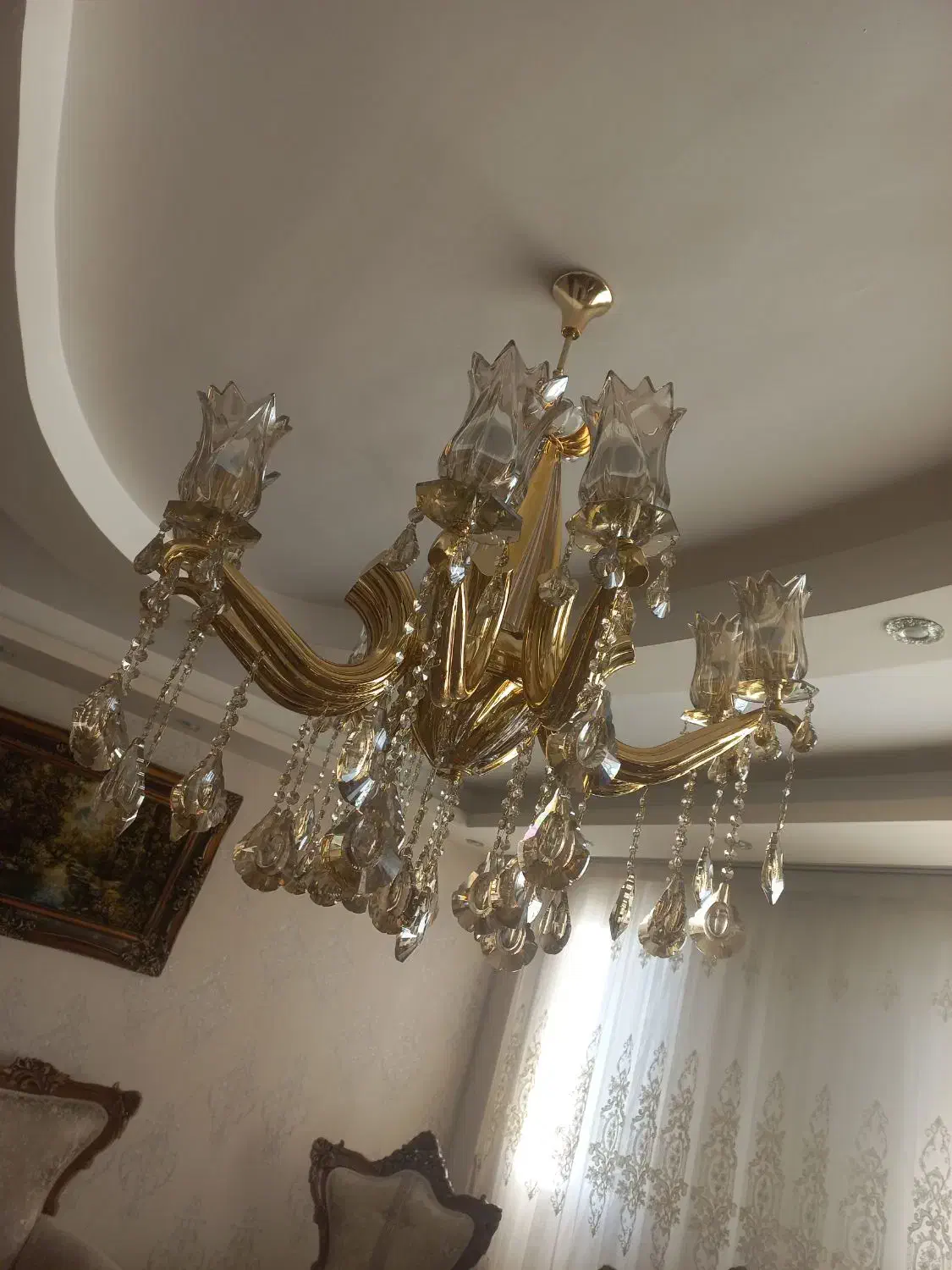 لوستر|لوستر و چراغ آویز|اردبیل, |دیوار