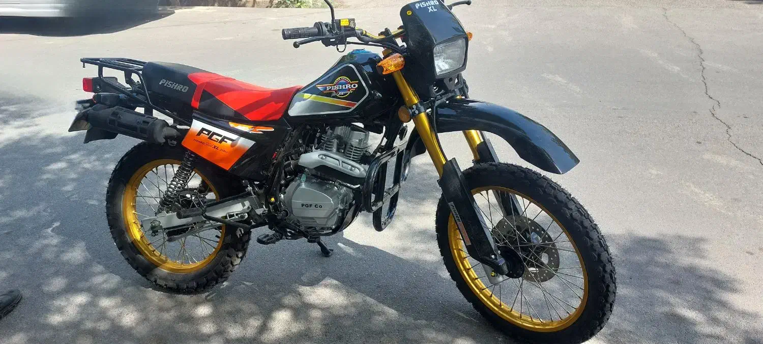 تریل پیشرو گلد ۲۰۰ طرح اکسل مدل ۱۴۰۲|موتورسیکلت|سمنان, |دیوار