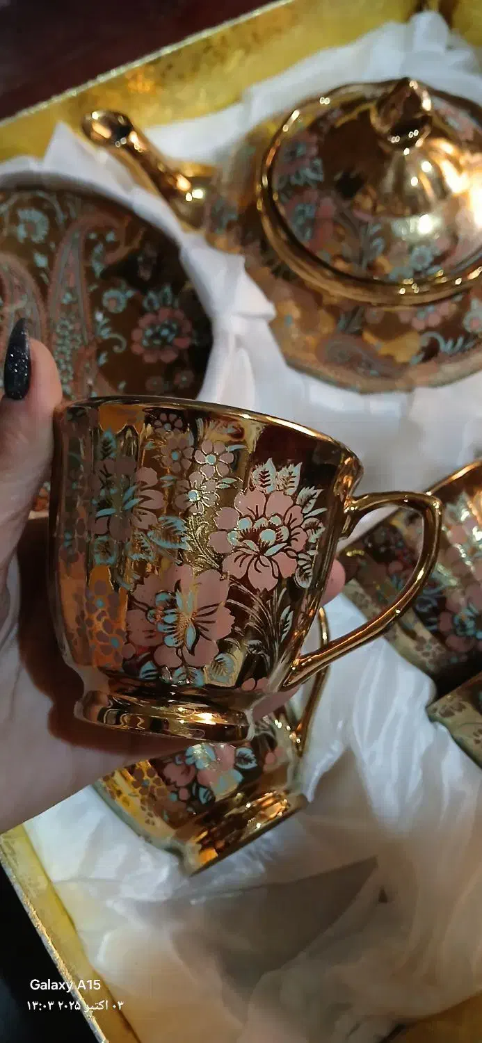 سرویس چایخوری قدیمی|کلکسیون اشیاء عتیقه|تنکابن, |دیوار