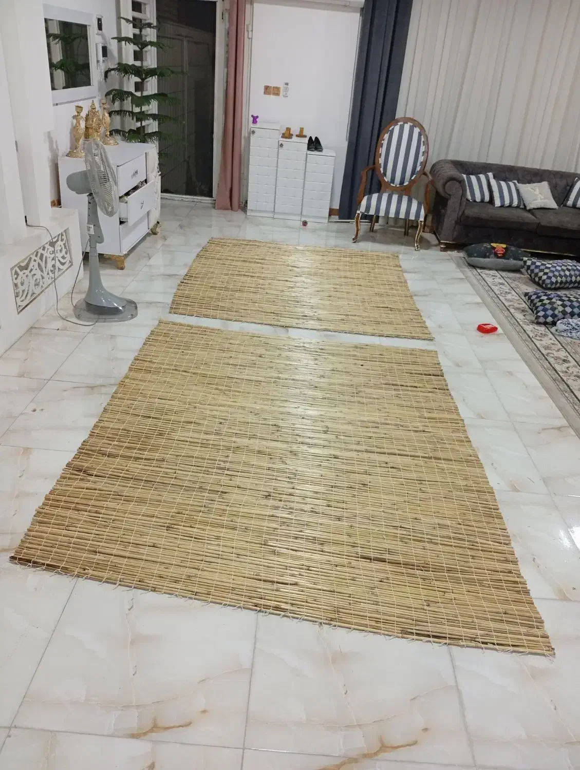 فروش دو عدد چیت نو به ابعاد ۱/۸×۲|گلیم، جاجیم، گبه|کوهدشت, |دیوار