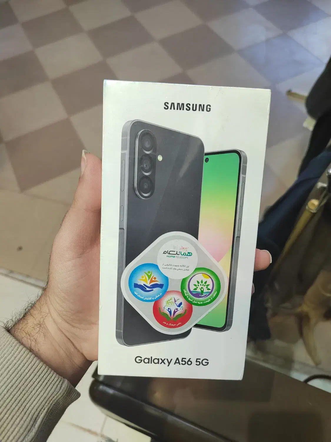 A56 ویتنام 256/8 مشکی|موبایل|همدان, |دیوار