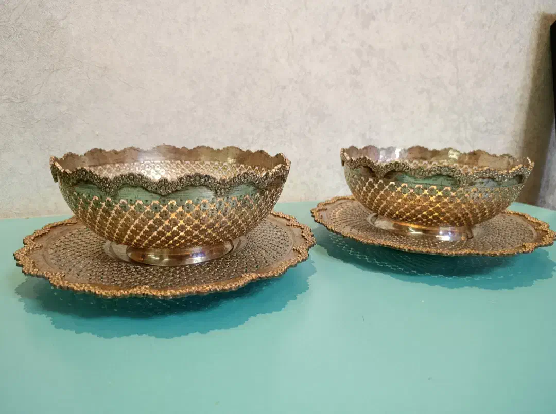 فروش کلکسیون نفیس ظروف نقره عتیقه قاجاری (۱۳۰+ سال|کلکسیون اشیاء عتیقه|شیراز, عفیفآباد|دیوار