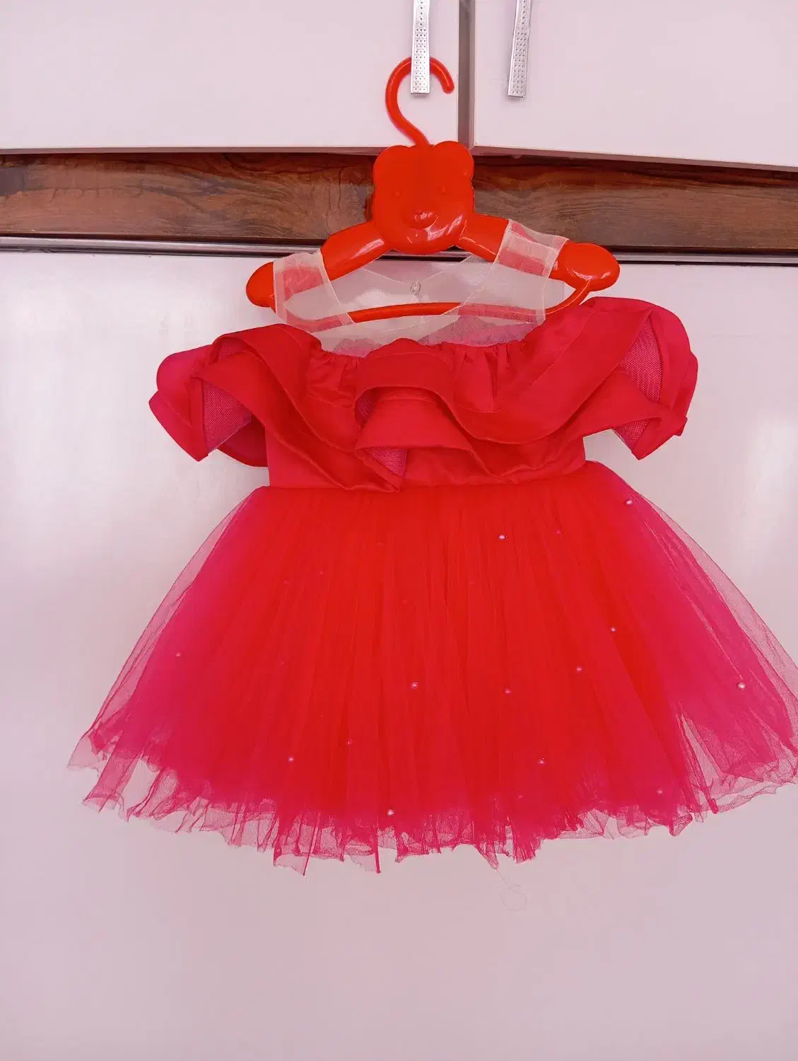 لباس مجلسی پرنسسی کودک مناسب یکسال تا دوسال|کفش و لباس بچه|تربت‌حیدریه, میدان مرکزی|دیوار