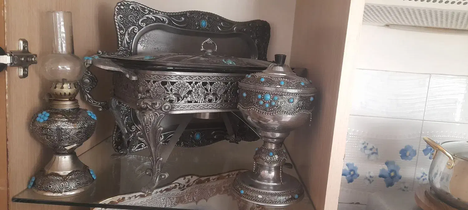 سرویس پیوتر اصل|کلکسیون اشیاء عتیقه|آمل, |دیوار