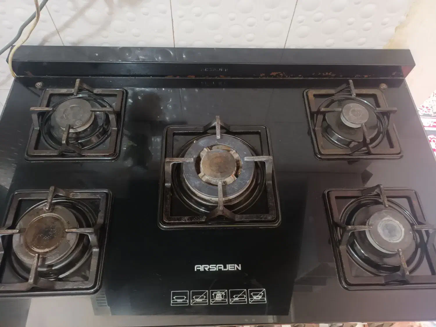 گازصفحه شیشه ای|اجاق گاز و لوازم برقی پختوپز|خان ببین, |دیوار