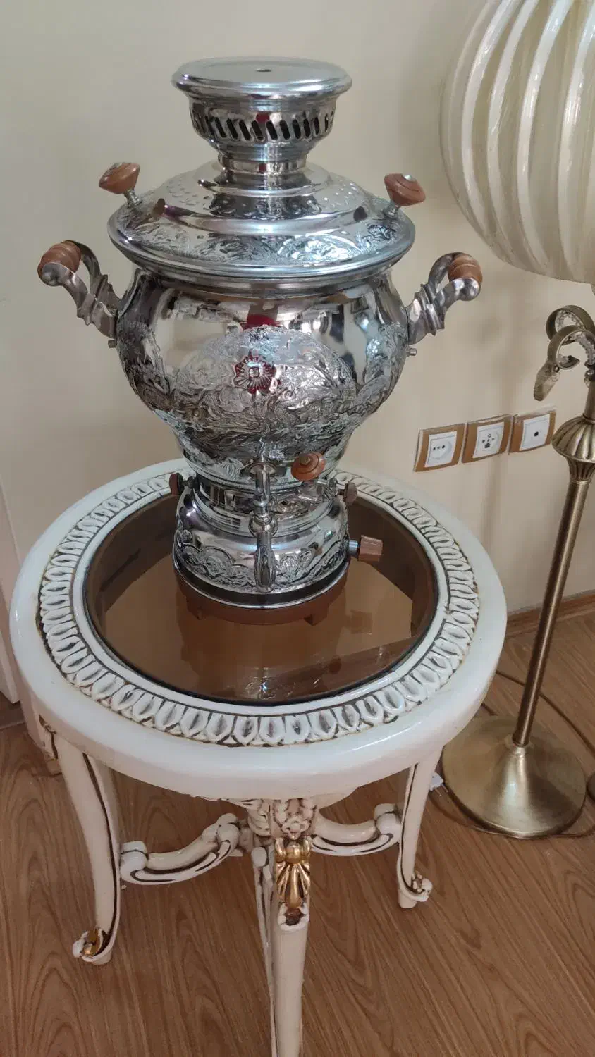 سماور آکبند و نو داخل قوطی|سماور، چای‌ساز، قهوه‌ساز|تبریز, |دیوار