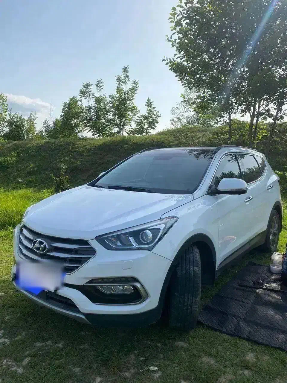 سانتافه 2017فول واردات پلاک تهران ..7نفره.موتورgdi|خودرو سواری و وانت|رشت, حمیدیان|دیوار