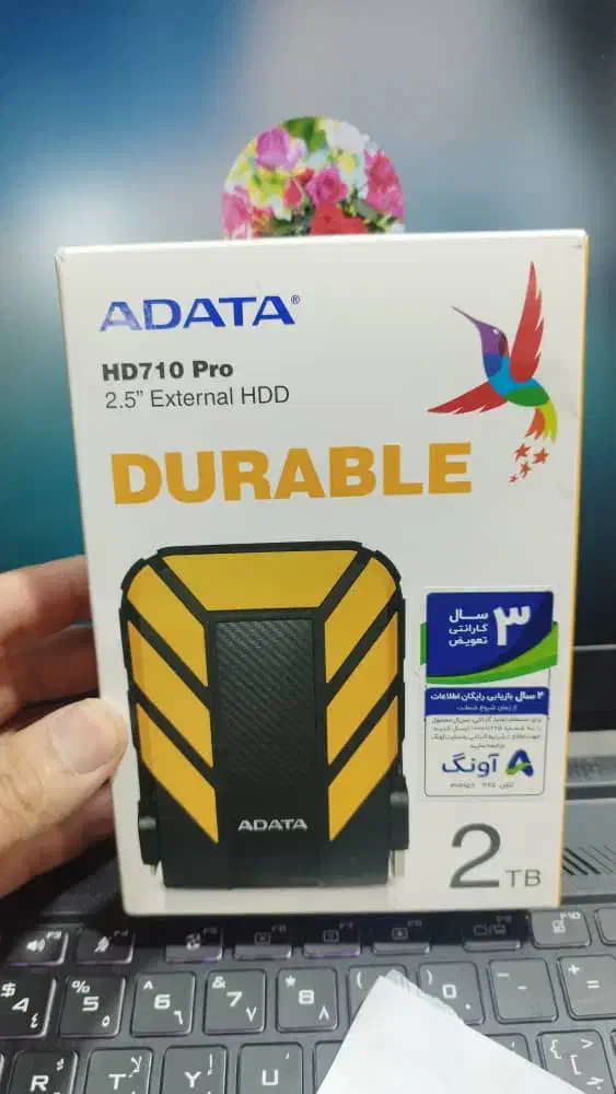 هارد اکسترنال ای دیتا اصلی ۲ ترابایت نو|قطعات و لوازم جانبی رایانه|اسلام‌شهر, باغ فیض|دیوار