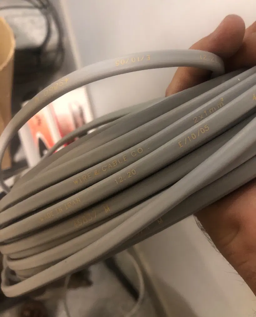 کابل ۲*۱ wire cable|مودم و تجهیزات شبکه|تهران, آجودانیه|دیوار