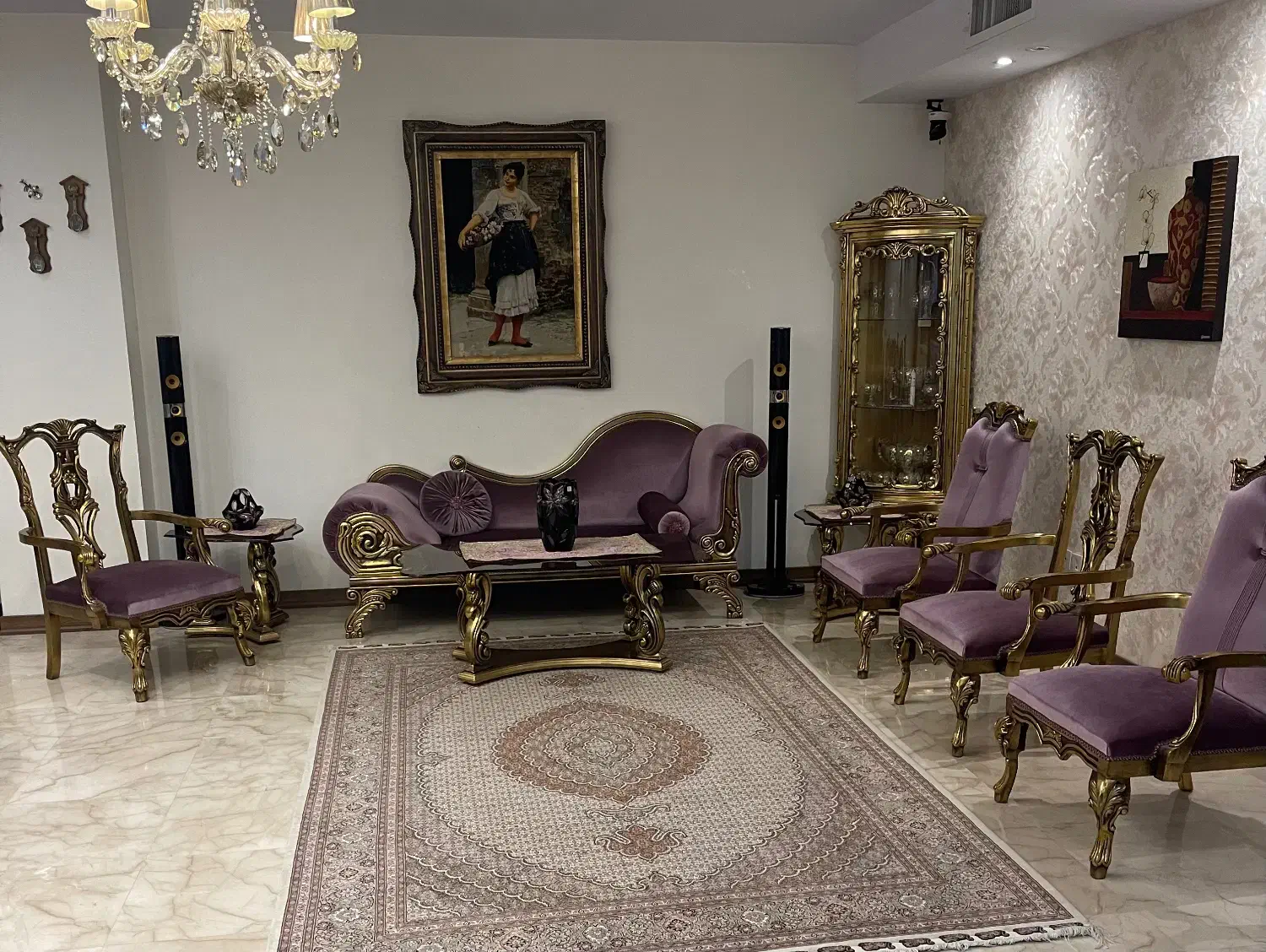 فروش لوازم خانگی بدلیل مهاجرت|مبلمان خانگی و میز عسلی|تهران, قلهک|دیوار