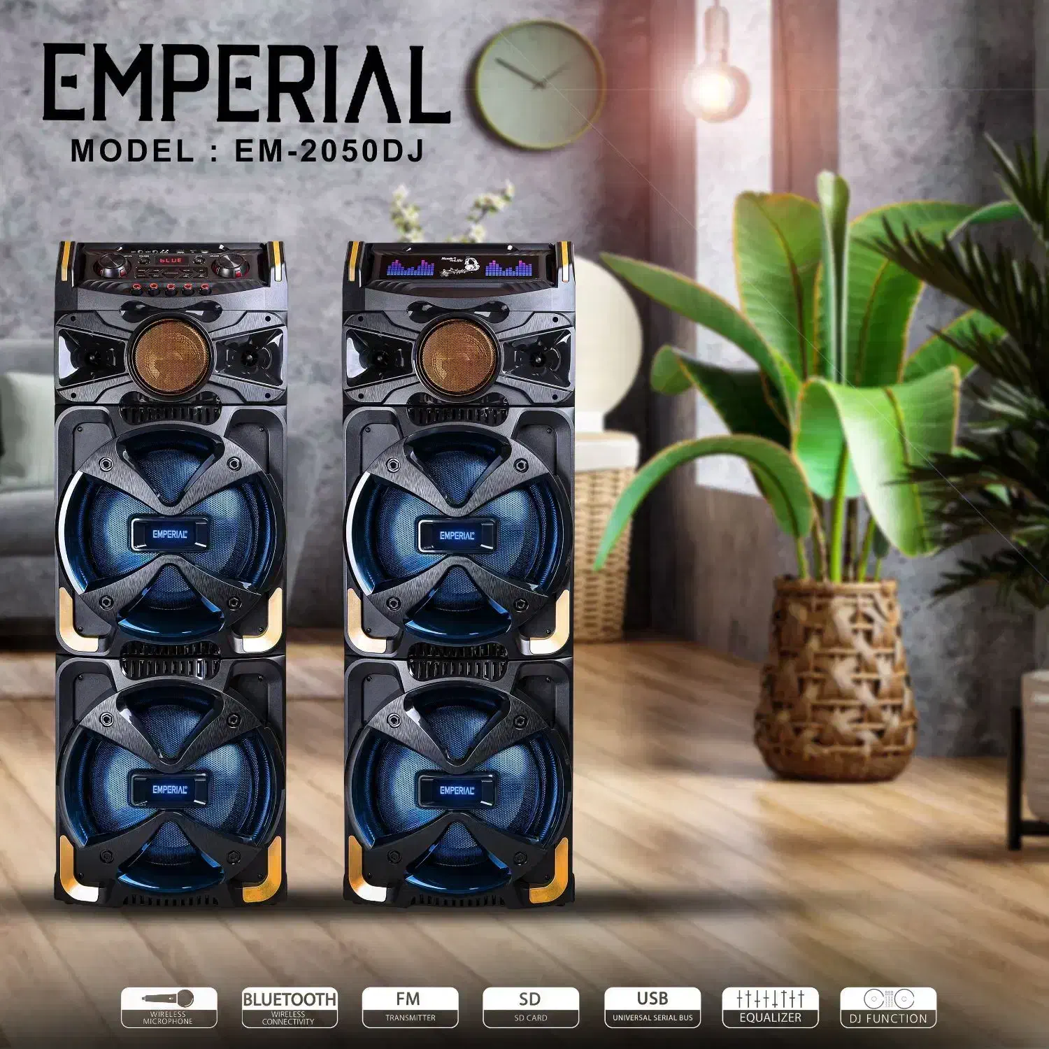 اسپیکر باند امپریال مدل ۲۰۵۰ رقص نور /ساب قوی|سیستم صوتی خانگی|مشهد, طلاب|دیوار