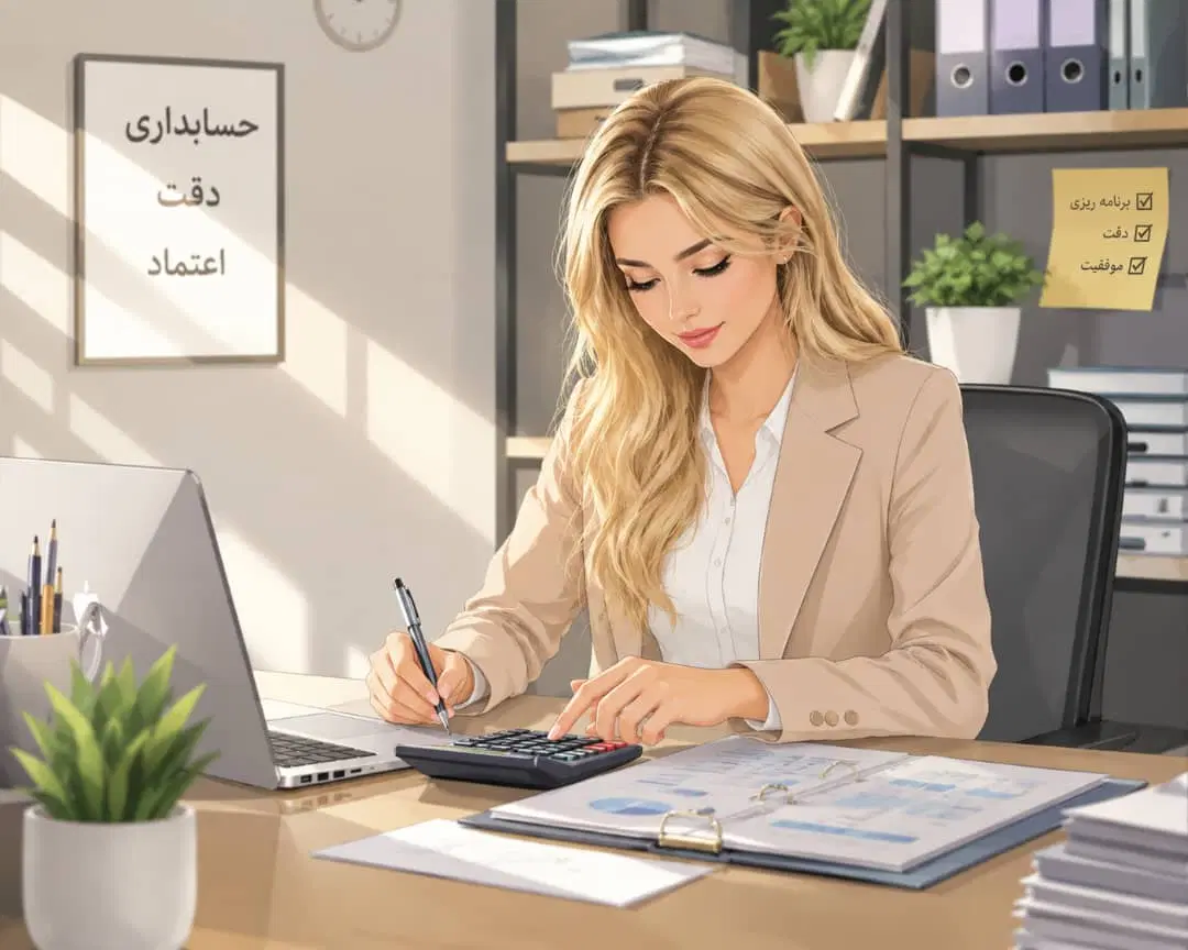 استخدام خانم حسابداری امور دفتری پیگیری تلفنی|استخدام مالی، حسابداری، حقوقی|تهران, امیریه|دیوار