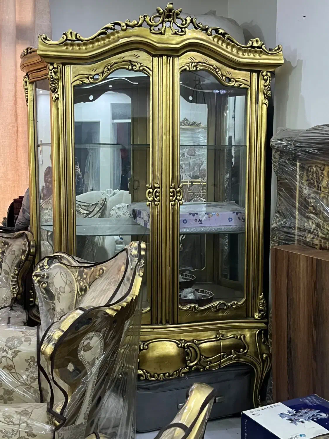 ایینه کنسول و بوفه ست مناسب جهیزیه|بوفه، ویترین، کنسول|تهران, پردیسان|دیوار