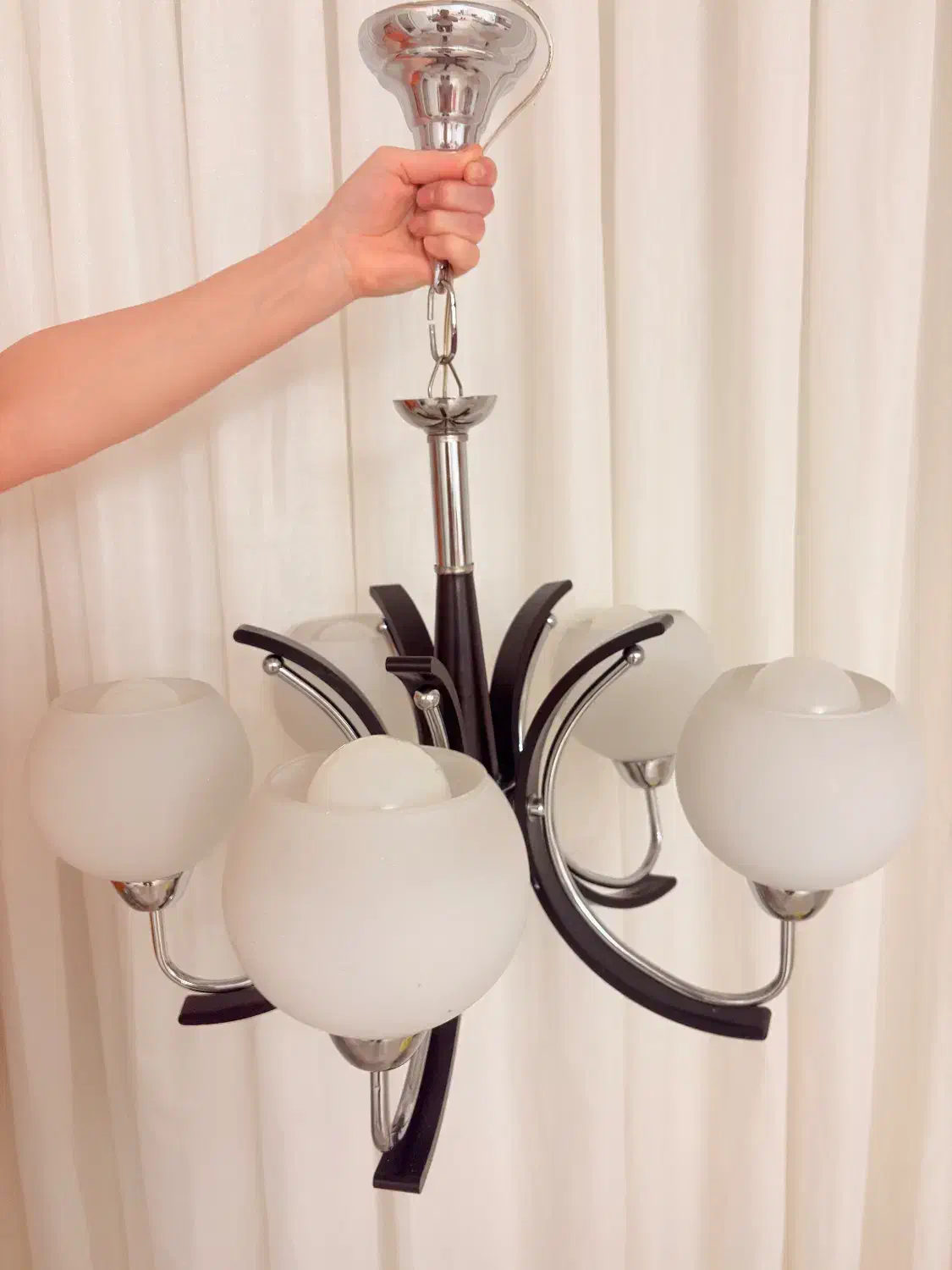 لوستر چوبی و فلز|لوستر و چراغ آویز|تهران, تهرانپارس غربی|دیوار