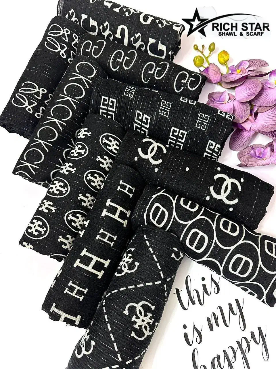 شال پلیسه منگوله دار ریچ استار|لباس|سراب, |دیوار