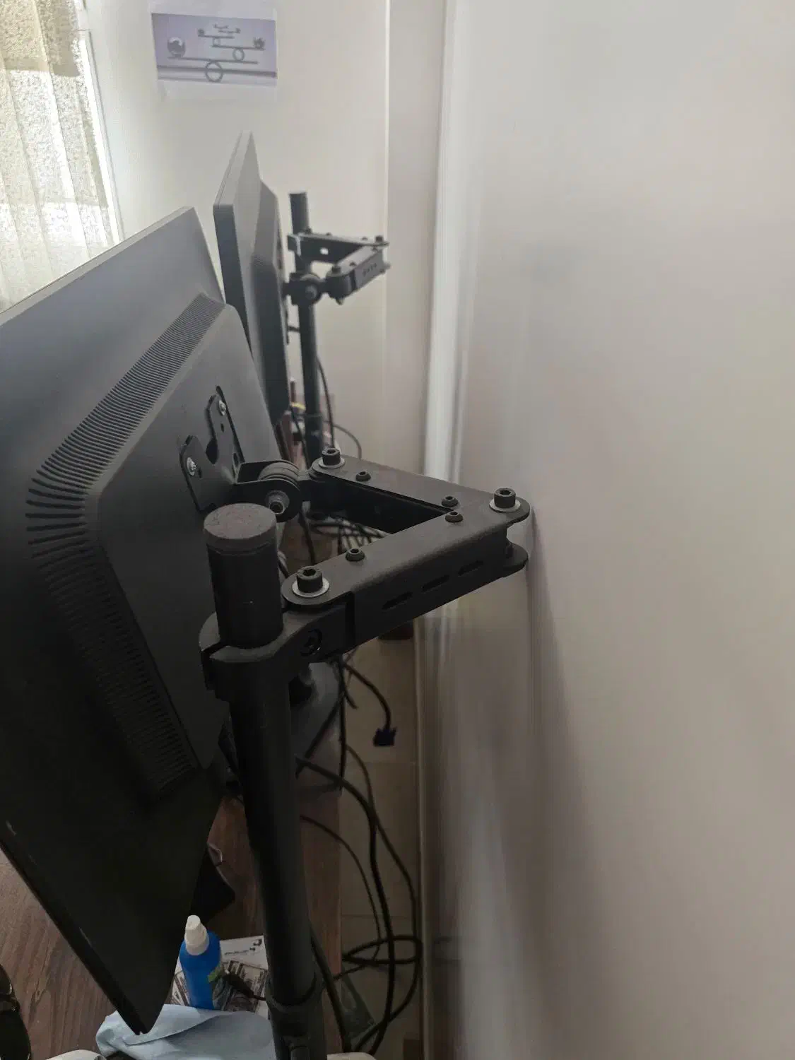 ست کامل کامپیوتر + ۳ مانیتور + پایه + کیبورد و موس|رایانه رومیزی|تهران, هروی|دیوار