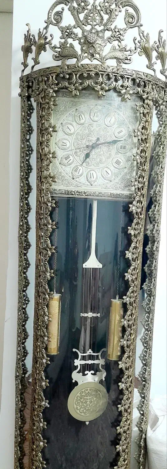 ساعت ایستاده تمام برنج|ساعت دیواری و تزئینی|قدس, شهر‌قدس|دیوار