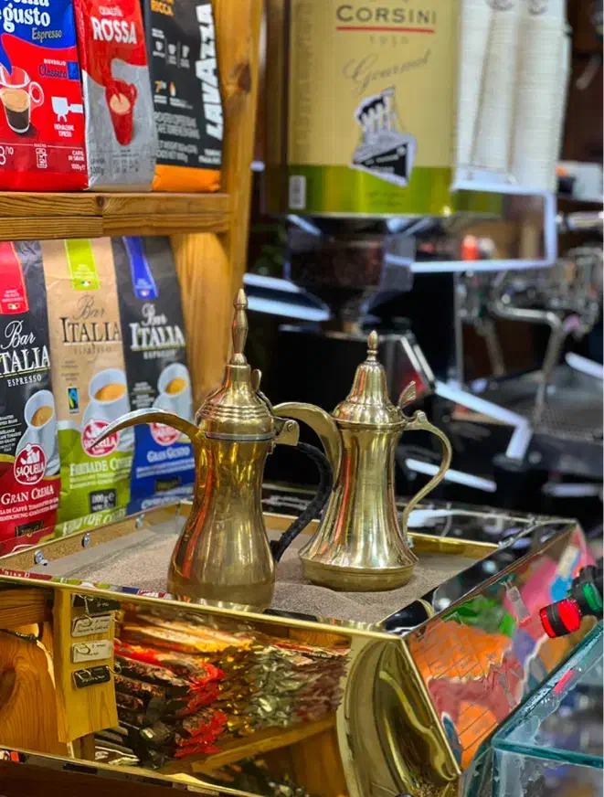 دستگاه دله عربی بزرگ با دو عدد دله عربی اصل|کافیشاپ و رستوران|رفسنجان, |دیوار