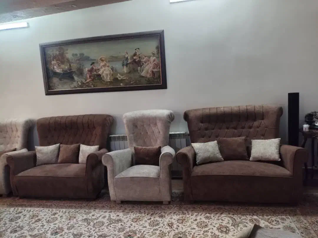 میز و مبلمان ۱۱ نفره|مبلمان خانگی و میز عسلی|بیرجند, |دیوار