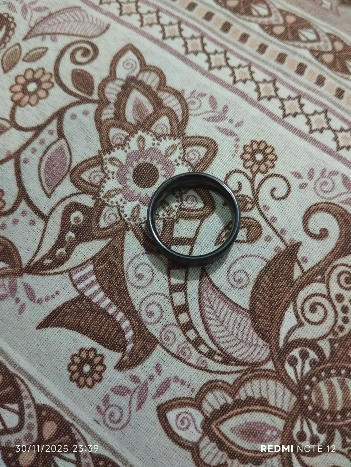 انگشتر ساده مشکی سایز 8|بدلیجات|تهران, جی|دیوار