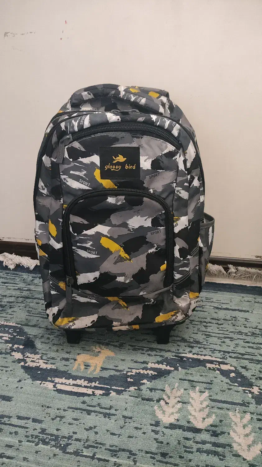 کوله پشتی مدرسه چرخ دار|کیف، کفش، کمربند|اصفهان, فرهنگیان|دیوار