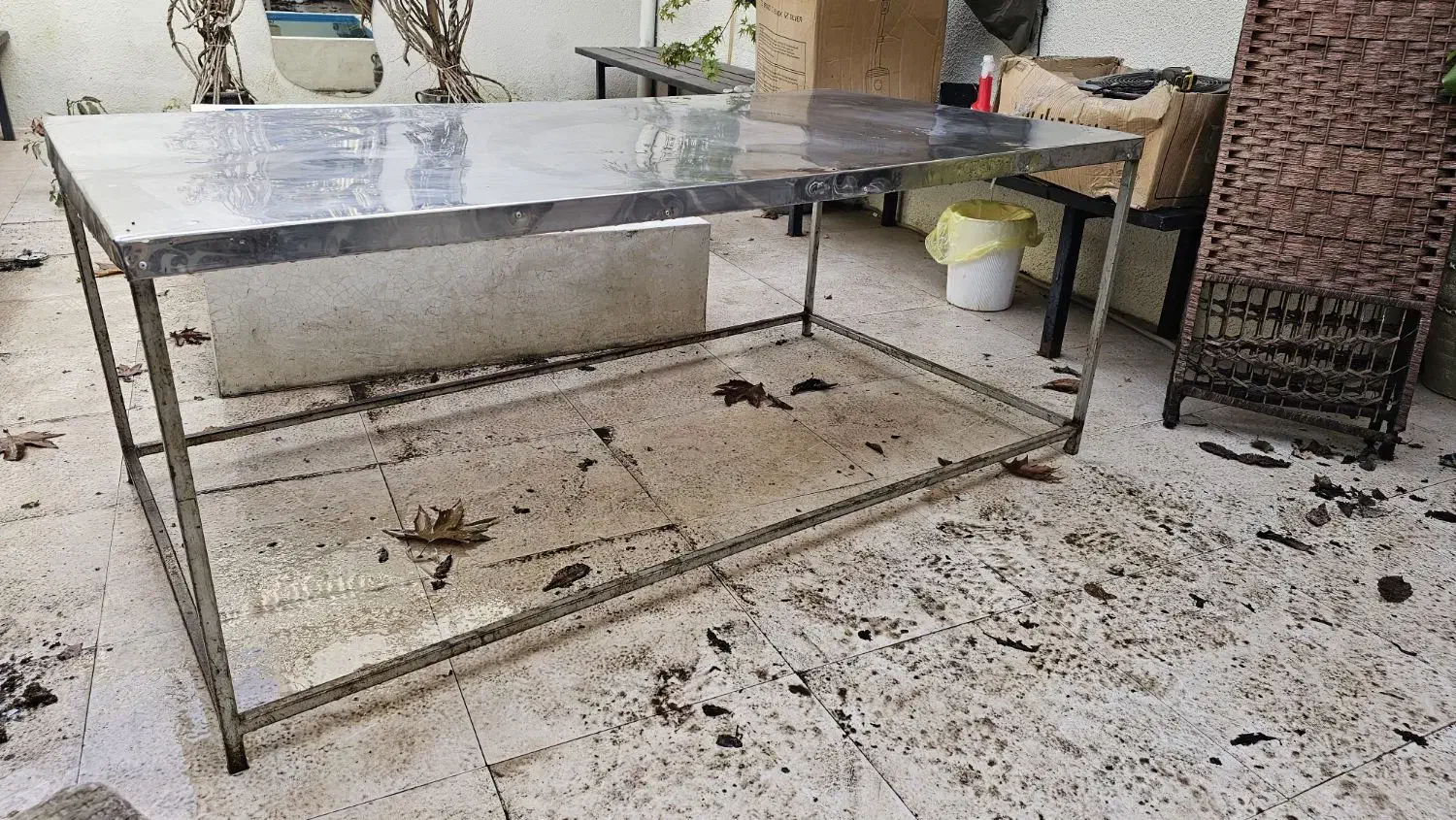 میز کار رویه استیل|کافی‌شاپ و رستوران|رشت, بلوار گیلان|دیوار