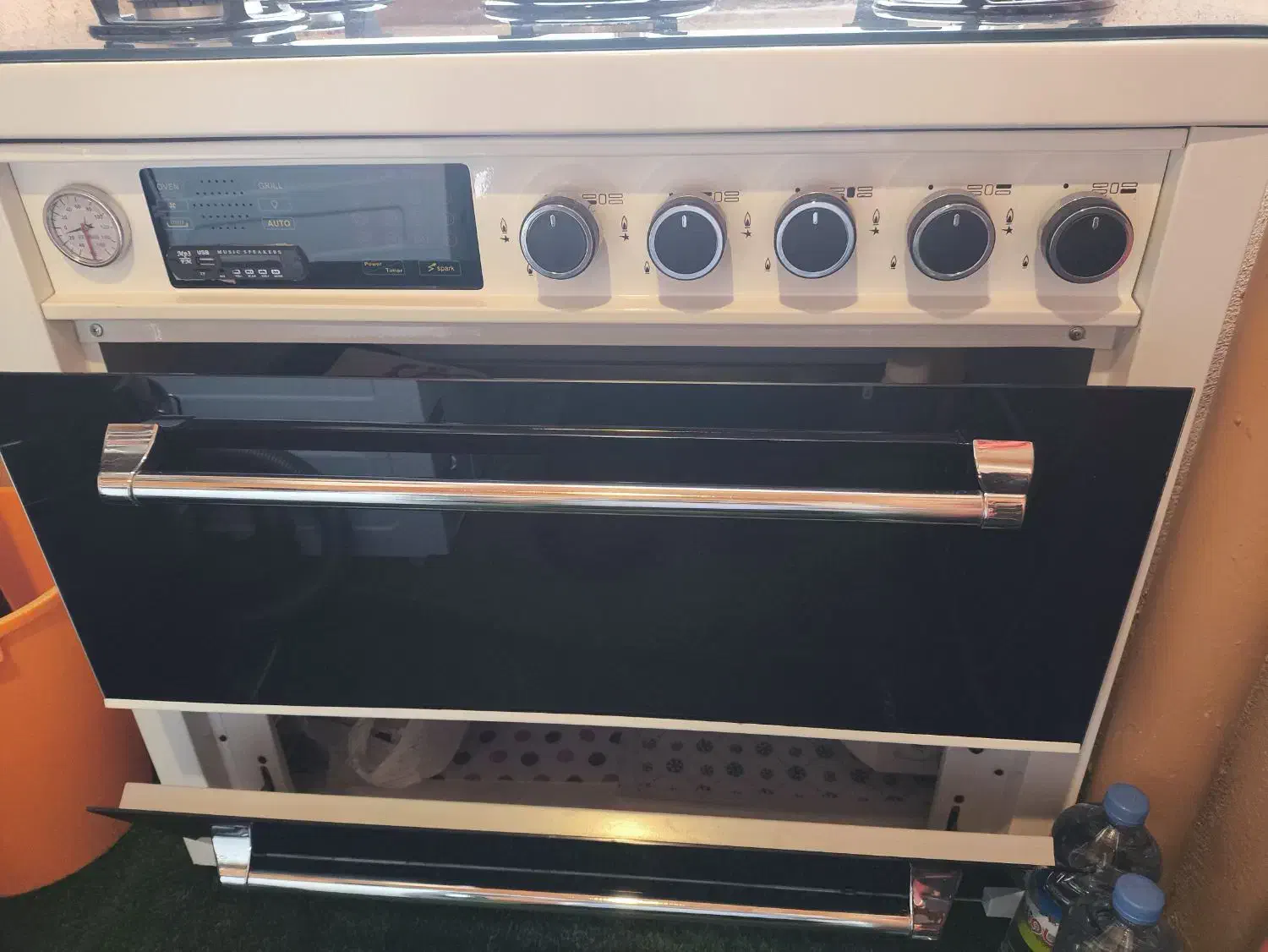 اجاق گاز طرح فر تکنو در حد نو|اجاق گاز و لوازم برقی پخت‌وپز|رشت, کوی مهر|دیوار