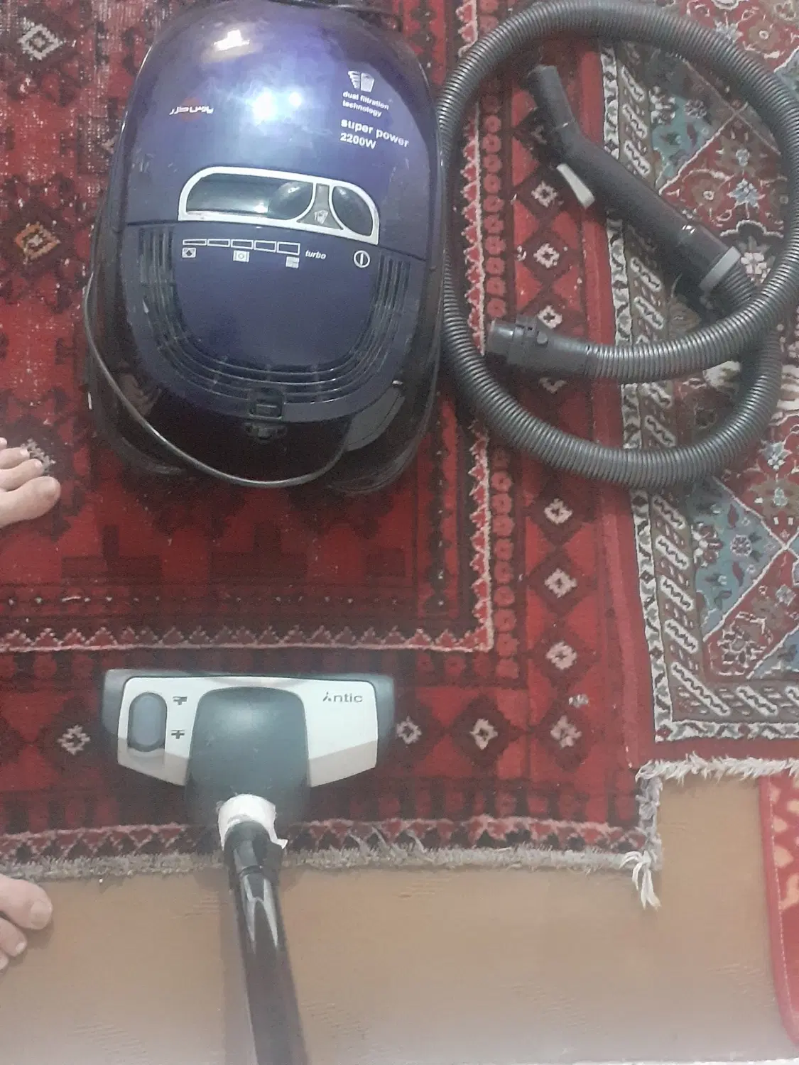 جارو برقی پا ی حزر|جاروبرقی، جارو شارژی، بخارشو|تهران, شمیراننو|دیوار