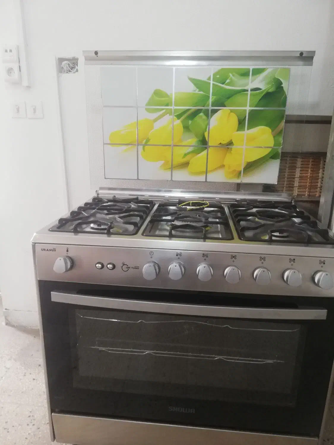 گاز5شعله فرگازاسنوامدل اورانوس|اجاق گاز و لوازم برقی پخت‌وپز|شیراز, شهرک مطهری|دیوار