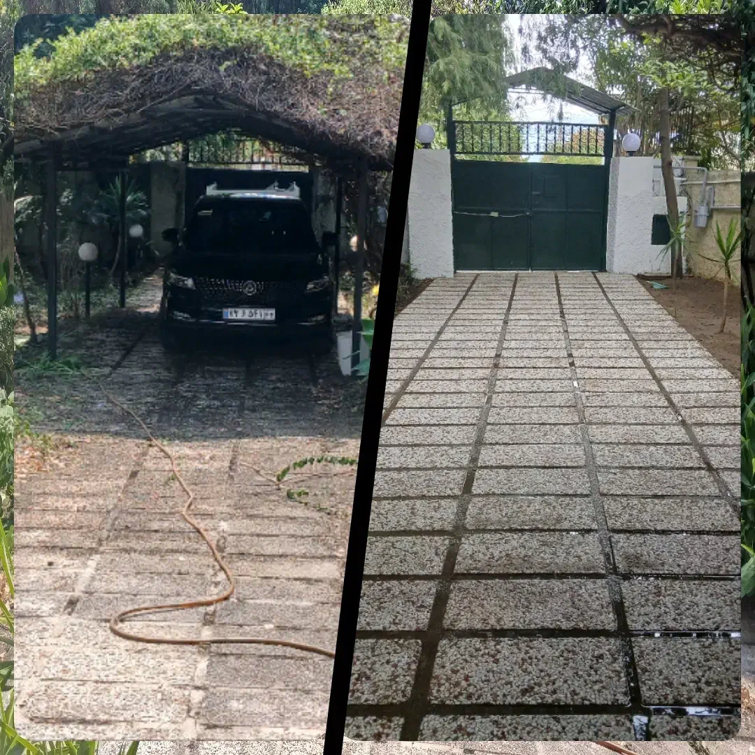 شستشوی حیاط ، ایرانت سقف ، استخر با دستگاه و مواد|خدمات نظافت|نوشهر, |دیوار